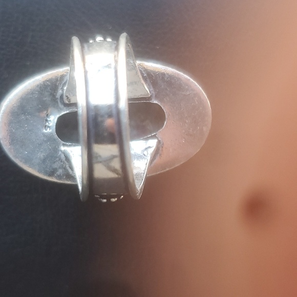 New Ruby in Zoisite Antique Design Silver Ring. - Picture 10 of 11